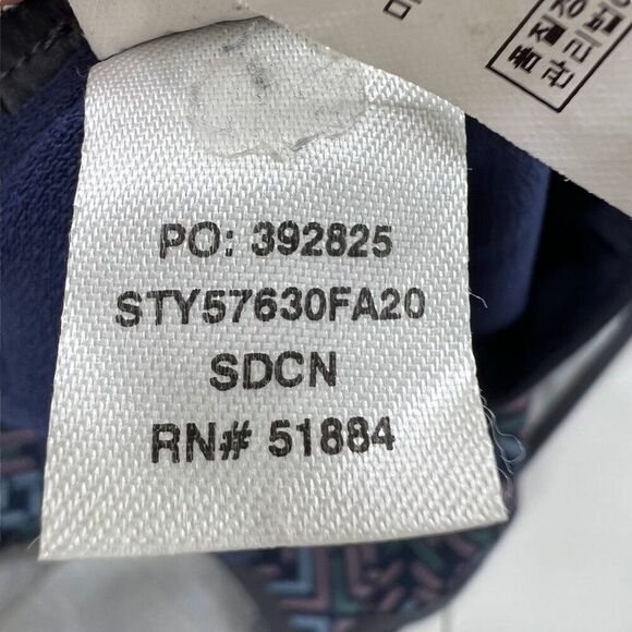 Patagonia Women's Nine Trails Geometric Pattern Navy Running Shorts Blue Size S - Picture 6 of 9